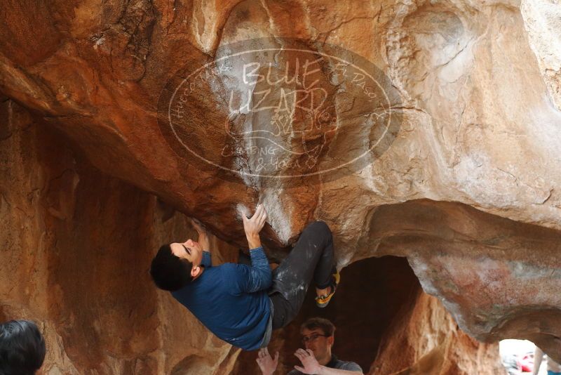 Bouldering in Hueco Tanks on 11/27/2019 with Blue Lizard Climbing and Yoga

Filename: SRM_20191127_1123500.jpg
Aperture: f/3.5
Shutter Speed: 1/250
Body: Canon EOS-1D Mark II
Lens: Canon EF 50mm f/1.8 II