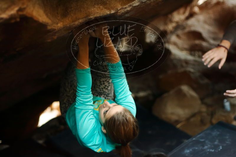 Bouldering in Hueco Tanks on 11/29/2019 with Blue Lizard Climbing and Yoga

Filename: SRM_20191129_1204380.jpg
Aperture: f/2.2
Shutter Speed: 1/250
Body: Canon EOS-1D Mark II
Lens: Canon EF 50mm f/1.8 II