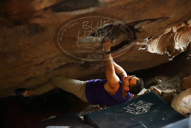 Bouldering in Hueco Tanks on 11/29/2019 with Blue Lizard Climbing and Yoga

Filename: SRM_20191129_1208480.jpg
Aperture: f/1.8
Shutter Speed: 1/250
Body: Canon EOS-1D Mark II
Lens: Canon EF 50mm f/1.8 II