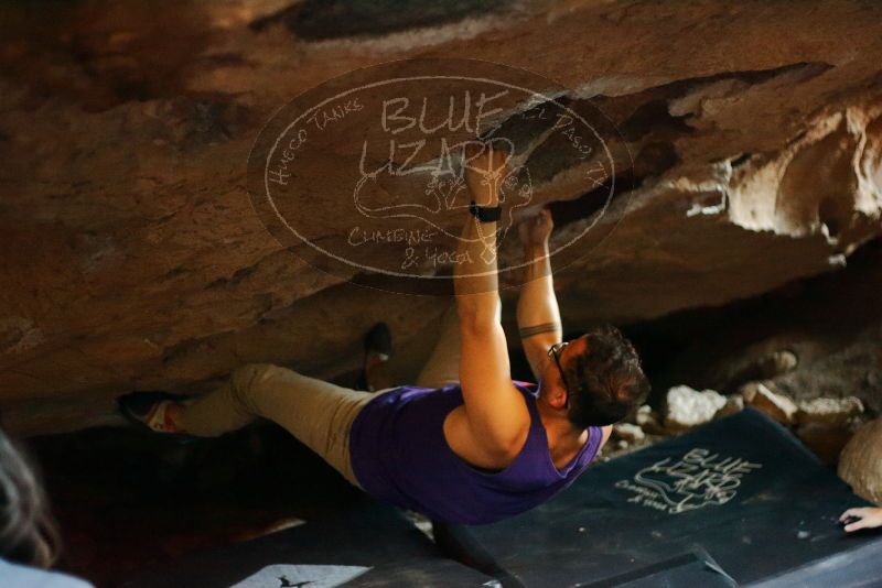 Bouldering in Hueco Tanks on 11/29/2019 with Blue Lizard Climbing and Yoga

Filename: SRM_20191129_1208520.jpg
Aperture: f/1.8
Shutter Speed: 1/250
Body: Canon EOS-1D Mark II
Lens: Canon EF 50mm f/1.8 II