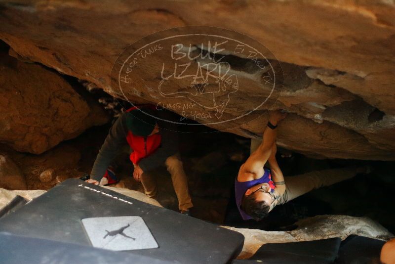 Bouldering in Hueco Tanks on 11/29/2019 with Blue Lizard Climbing and Yoga

Filename: SRM_20191129_1213390.jpg
Aperture: f/1.8
Shutter Speed: 1/250
Body: Canon EOS-1D Mark II
Lens: Canon EF 50mm f/1.8 II