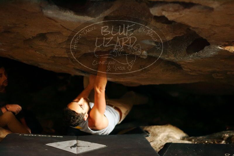 Bouldering in Hueco Tanks on 11/29/2019 with Blue Lizard Climbing and Yoga

Filename: SRM_20191129_1242220.jpg
Aperture: f/2.0
Shutter Speed: 1/250
Body: Canon EOS-1D Mark II
Lens: Canon EF 50mm f/1.8 II