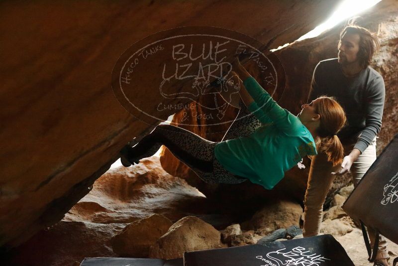 Bouldering in Hueco Tanks on 11/29/2019 with Blue Lizard Climbing and Yoga

Filename: SRM_20191129_1253470.jpg
Aperture: f/2.8
Shutter Speed: 1/250
Body: Canon EOS-1D Mark II
Lens: Canon EF 50mm f/1.8 II