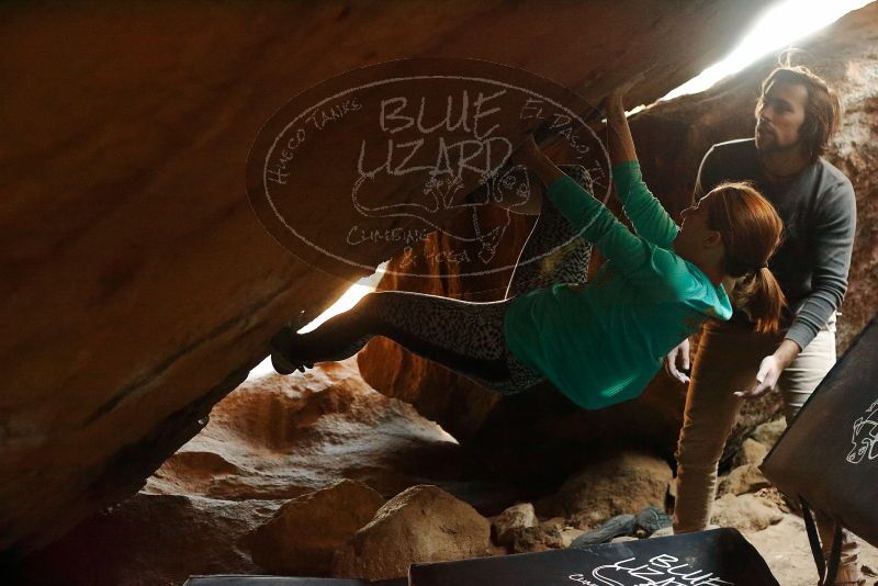 Bouldering in Hueco Tanks on 11/29/2019 with Blue Lizard Climbing and Yoga

Filename: SRM_20191129_1253480.jpg
Aperture: f/3.2
Shutter Speed: 1/250
Body: Canon EOS-1D Mark II
Lens: Canon EF 50mm f/1.8 II