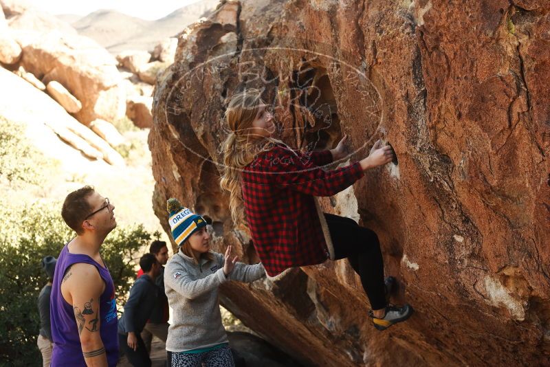 Bouldering in Hueco Tanks on 11/29/2019 with Blue Lizard Climbing and Yoga

Filename: SRM_20191129_1407410.jpg
Aperture: f/4.5
Shutter Speed: 1/250
Body: Canon EOS-1D Mark II
Lens: Canon EF 50mm f/1.8 II