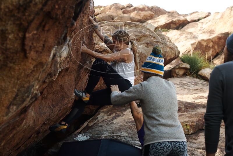 Bouldering in Hueco Tanks on 11/29/2019 with Blue Lizard Climbing and Yoga

Filename: SRM_20191129_1410030.jpg
Aperture: f/5.0
Shutter Speed: 1/250
Body: Canon EOS-1D Mark II
Lens: Canon EF 50mm f/1.8 II