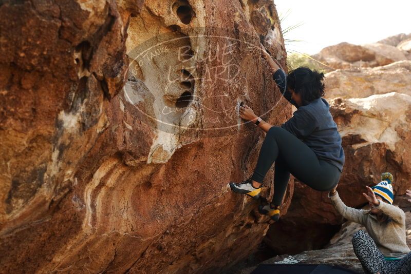 Bouldering in Hueco Tanks on 11/29/2019 with Blue Lizard Climbing and Yoga

Filename: SRM_20191129_1421270.jpg
Aperture: f/4.5
Shutter Speed: 1/250
Body: Canon EOS-1D Mark II
Lens: Canon EF 50mm f/1.8 II