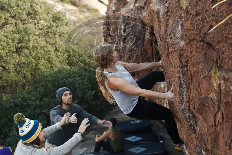 Bouldering in Hueco Tanks on 11/29/2019 with Blue Lizard Climbing and Yoga

Filename: SRM_20191129_1423030.jpg
Aperture: f/4.5
Shutter Speed: 1/250
Body: Canon EOS-1D Mark II
Lens: Canon EF 50mm f/1.8 II