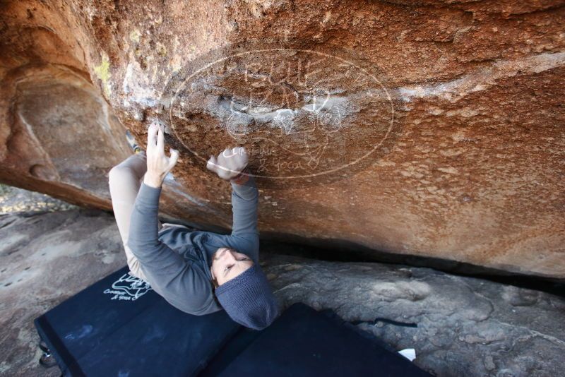 Bouldering in Hueco Tanks on 11/29/2019 with Blue Lizard Climbing and Yoga

Filename: SRM_20191129_1506591.jpg
Aperture: f/4.5
Shutter Speed: 1/250
Body: Canon EOS-1D Mark II
Lens: Canon EF 16-35mm f/2.8 L