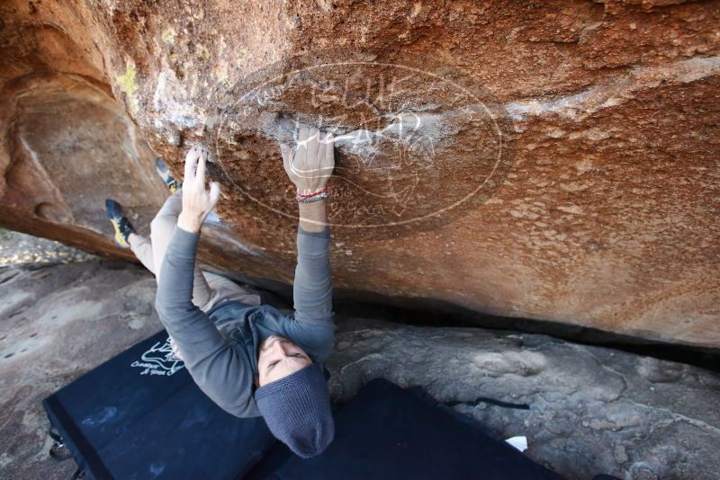 Bouldering in Hueco Tanks on 11/29/2019 with Blue Lizard Climbing and Yoga

Filename: SRM_20191129_1506592.jpg
Aperture: f/4.5
Shutter Speed: 1/250
Body: Canon EOS-1D Mark II
Lens: Canon EF 16-35mm f/2.8 L