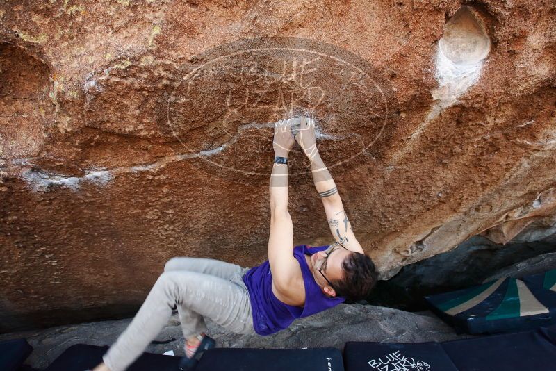 Bouldering in Hueco Tanks on 11/29/2019 with Blue Lizard Climbing and Yoga

Filename: SRM_20191129_1510270.jpg
Aperture: f/5.6
Shutter Speed: 1/250
Body: Canon EOS-1D Mark II
Lens: Canon EF 16-35mm f/2.8 L