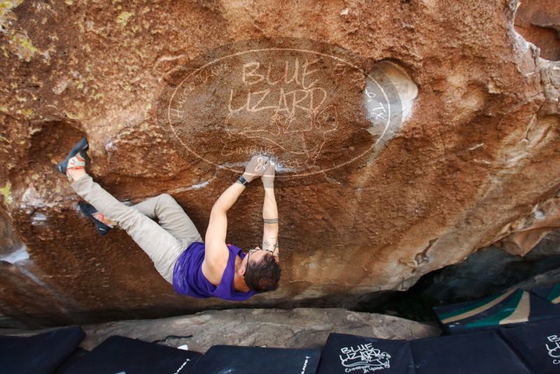 Bouldering in Hueco Tanks on 11/29/2019 with Blue Lizard Climbing and Yoga

Filename: SRM_20191129_1515331.jpg
Aperture: f/5.6
Shutter Speed: 1/250
Body: Canon EOS-1D Mark II
Lens: Canon EF 16-35mm f/2.8 L