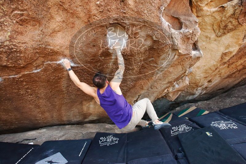 Bouldering in Hueco Tanks on 11/29/2019 with Blue Lizard Climbing and Yoga

Filename: SRM_20191129_1515400.jpg
Aperture: f/5.6
Shutter Speed: 1/250
Body: Canon EOS-1D Mark II
Lens: Canon EF 16-35mm f/2.8 L