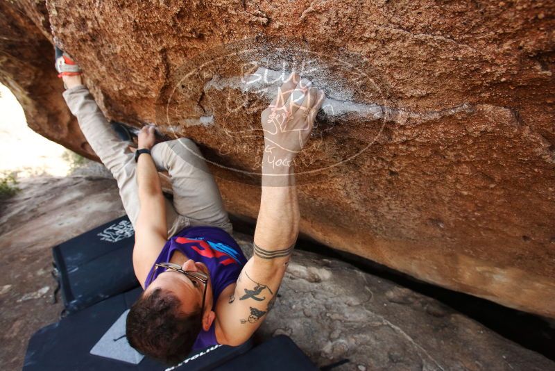 Bouldering in Hueco Tanks on 11/29/2019 with Blue Lizard Climbing and Yoga

Filename: SRM_20191129_1533460.jpg
Aperture: f/5.6
Shutter Speed: 1/250
Body: Canon EOS-1D Mark II
Lens: Canon EF 16-35mm f/2.8 L