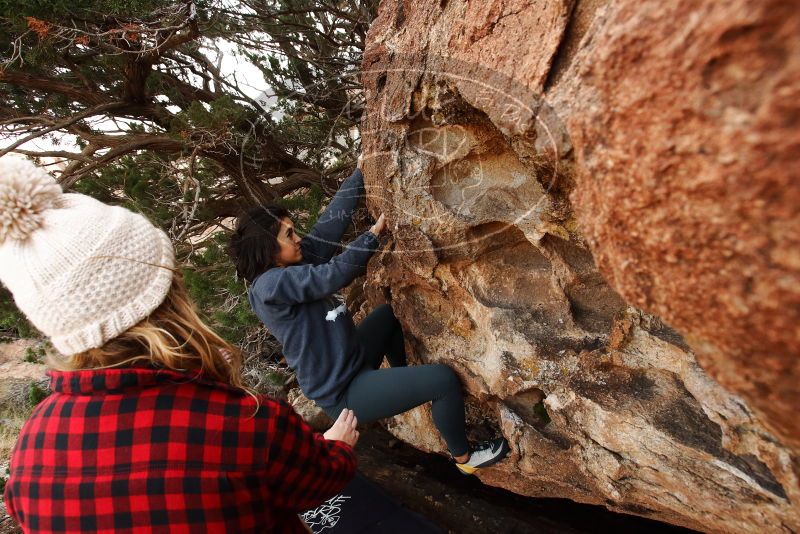 Bouldering in Hueco Tanks on 11/29/2019 with Blue Lizard Climbing and Yoga

Filename: SRM_20191129_1623340.jpg
Aperture: f/6.3
Shutter Speed: 1/250
Body: Canon EOS-1D Mark II
Lens: Canon EF 16-35mm f/2.8 L