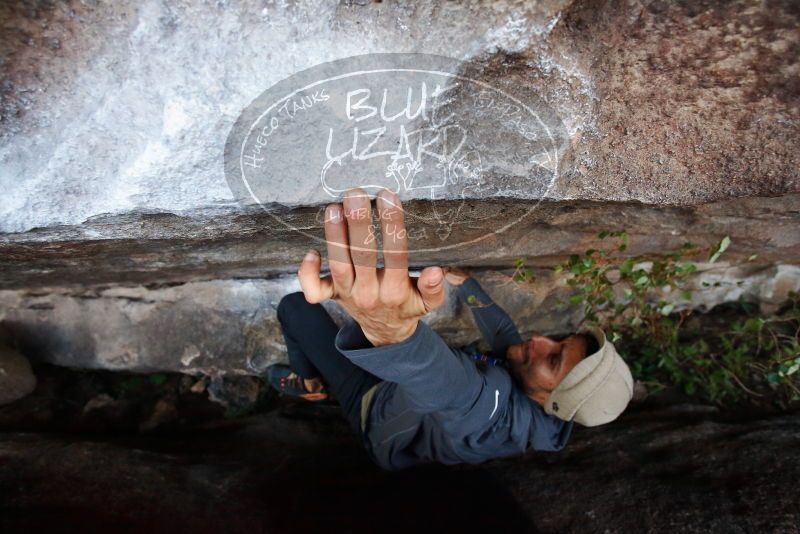 Bouldering in Hueco Tanks on 11/29/2019 with Blue Lizard Climbing and Yoga

Filename: SRM_20191129_1635431.jpg
Aperture: f/4.5
Shutter Speed: 1/250
Body: Canon EOS-1D Mark II
Lens: Canon EF 16-35mm f/2.8 L