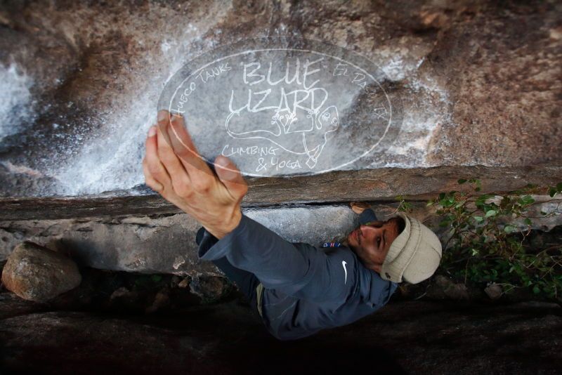 Bouldering in Hueco Tanks on 11/29/2019 with Blue Lizard Climbing and Yoga

Filename: SRM_20191129_1635490.jpg
Aperture: f/5.0
Shutter Speed: 1/250
Body: Canon EOS-1D Mark II
Lens: Canon EF 16-35mm f/2.8 L