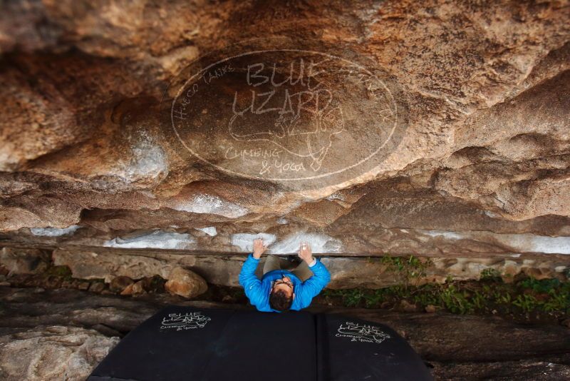 Bouldering in Hueco Tanks on 11/29/2019 with Blue Lizard Climbing and Yoga

Filename: SRM_20191129_1643390.jpg
Aperture: f/5.0
Shutter Speed: 1/250
Body: Canon EOS-1D Mark II
Lens: Canon EF 16-35mm f/2.8 L