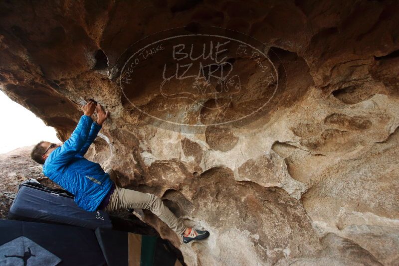 Bouldering in Hueco Tanks on 11/29/2019 with Blue Lizard Climbing and Yoga

Filename: SRM_20191129_1659110.jpg
Aperture: f/5.6
Shutter Speed: 1/250
Body: Canon EOS-1D Mark II
Lens: Canon EF 16-35mm f/2.8 L