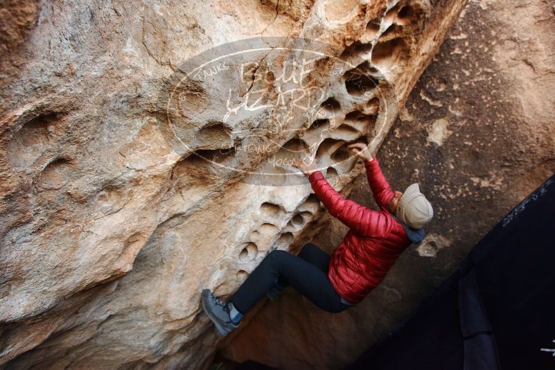 Bouldering in Hueco Tanks on 11/30/2019 with Blue Lizard Climbing and Yoga

Filename: SRM_20191130_1014550.jpg
Aperture: f/4.5
Shutter Speed: 1/250
Body: Canon EOS-1D Mark II
Lens: Canon EF 16-35mm f/2.8 L