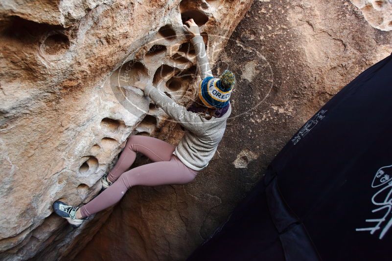 Bouldering in Hueco Tanks on 11/30/2019 with Blue Lizard Climbing and Yoga

Filename: SRM_20191130_1025060.jpg
Aperture: f/4.5
Shutter Speed: 1/250
Body: Canon EOS-1D Mark II
Lens: Canon EF 16-35mm f/2.8 L