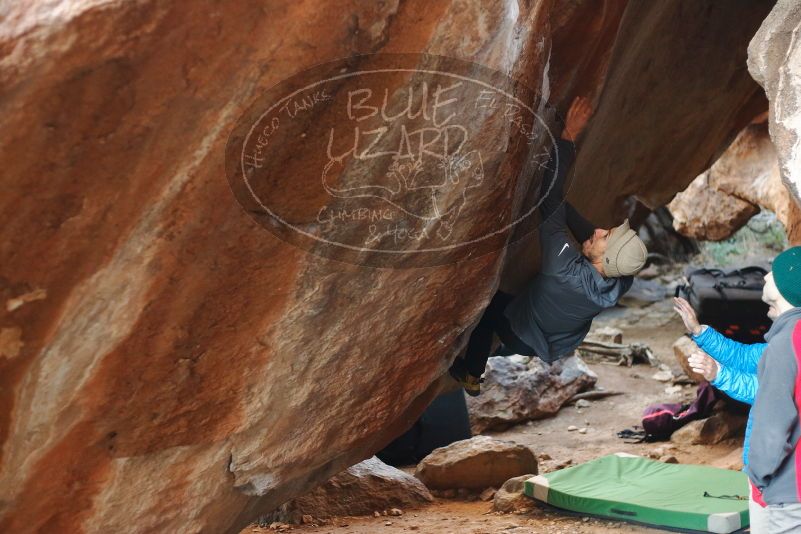 Bouldering in Hueco Tanks on 11/30/2019 with Blue Lizard Climbing and Yoga

Filename: SRM_20191130_1109330.jpg
Aperture: f/2.5
Shutter Speed: 1/250
Body: Canon EOS-1D Mark II
Lens: Canon EF 50mm f/1.8 II