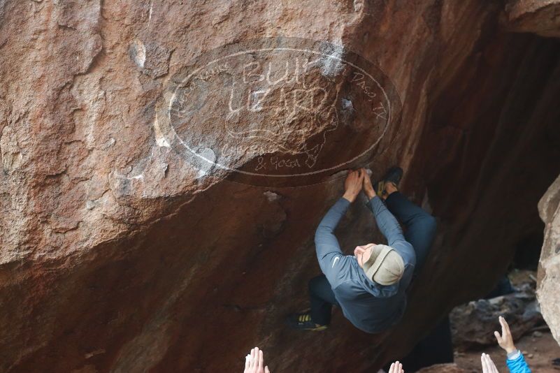 Bouldering in Hueco Tanks on 11/30/2019 with Blue Lizard Climbing and Yoga

Filename: SRM_20191130_1110000.jpg
Aperture: f/4.0
Shutter Speed: 1/250
Body: Canon EOS-1D Mark II
Lens: Canon EF 50mm f/1.8 II