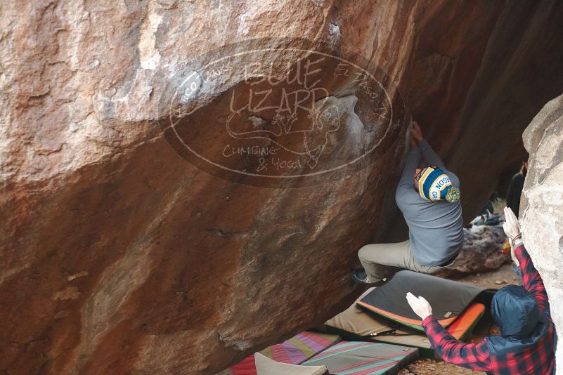 Bouldering in Hueco Tanks on 11/30/2019 with Blue Lizard Climbing and Yoga

Filename: SRM_20191130_1115140.jpg
Aperture: f/3.5
Shutter Speed: 1/250
Body: Canon EOS-1D Mark II
Lens: Canon EF 50mm f/1.8 II