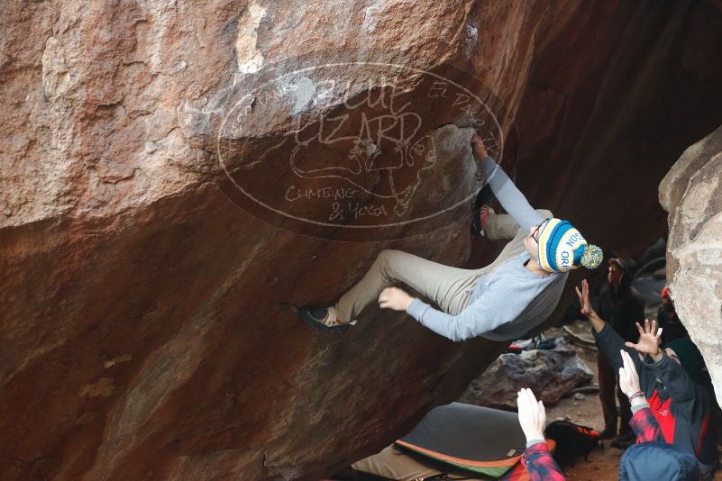 Bouldering in Hueco Tanks on 11/30/2019 with Blue Lizard Climbing and Yoga

Filename: SRM_20191130_1115340.jpg
Aperture: f/4.0
Shutter Speed: 1/250
Body: Canon EOS-1D Mark II
Lens: Canon EF 50mm f/1.8 II