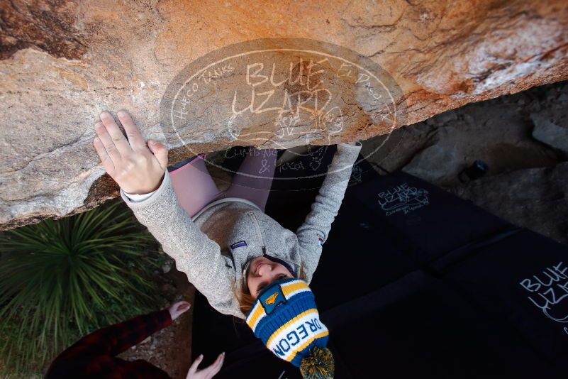 Bouldering in Hueco Tanks on 11/30/2019 with Blue Lizard Climbing and Yoga

Filename: SRM_20191130_1256150.jpg
Aperture: f/5.0
Shutter Speed: 1/250
Body: Canon EOS-1D Mark II
Lens: Canon EF 16-35mm f/2.8 L