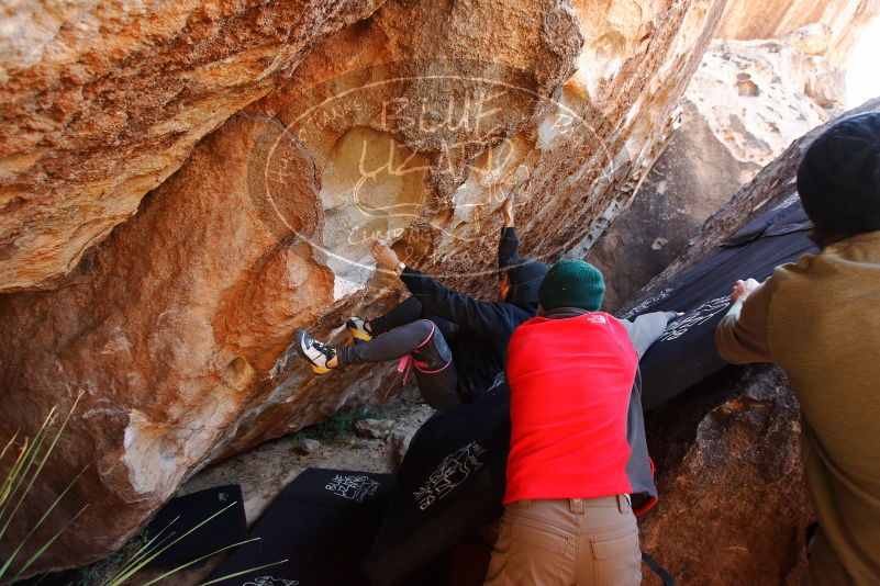 Bouldering in Hueco Tanks on 11/30/2019 with Blue Lizard Climbing and Yoga

Filename: SRM_20191130_1315310.jpg
Aperture: f/4.0
Shutter Speed: 1/250
Body: Canon EOS-1D Mark II
Lens: Canon EF 16-35mm f/2.8 L