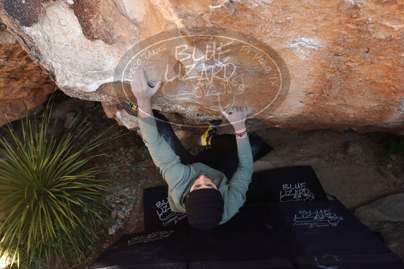 Bouldering in Hueco Tanks on 11/30/2019 with Blue Lizard Climbing and Yoga

Filename: SRM_20191130_1327030.jpg
Aperture: f/5.6
Shutter Speed: 1/250
Body: Canon EOS-1D Mark II
Lens: Canon EF 16-35mm f/2.8 L