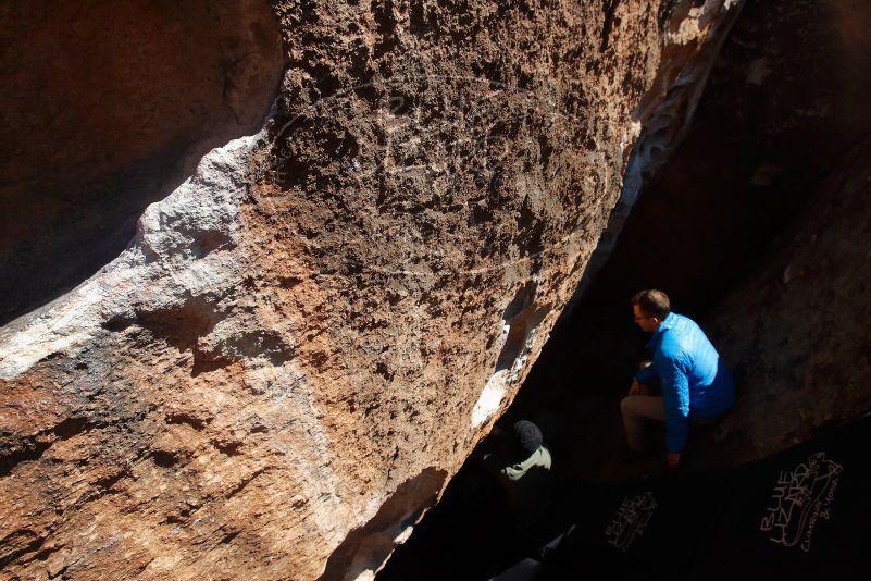 Bouldering in Hueco Tanks on 11/30/2019 with Blue Lizard Climbing and Yoga

Filename: SRM_20191130_1432520.jpg
Aperture: f/8.0
Shutter Speed: 1/320
Body: Canon EOS-1D Mark II
Lens: Canon EF 16-35mm f/2.8 L