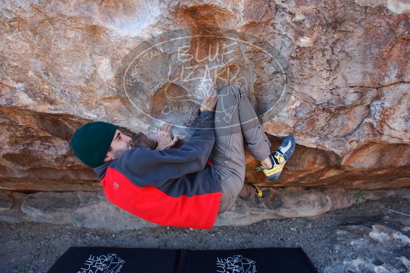 Bouldering in Hueco Tanks on 11/30/2019 with Blue Lizard Climbing and Yoga

Filename: SRM_20191130_1534380.jpg
Aperture: f/5.0
Shutter Speed: 1/250
Body: Canon EOS-1D Mark II
Lens: Canon EF 16-35mm f/2.8 L