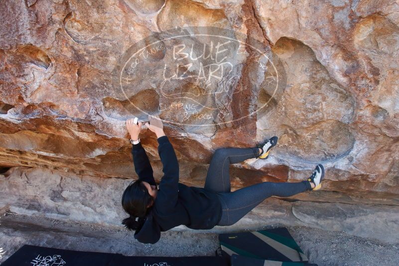 Bouldering in Hueco Tanks on 11/30/2019 with Blue Lizard Climbing and Yoga

Filename: SRM_20191130_1554580.jpg
Aperture: f/5.0
Shutter Speed: 1/250
Body: Canon EOS-1D Mark II
Lens: Canon EF 16-35mm f/2.8 L