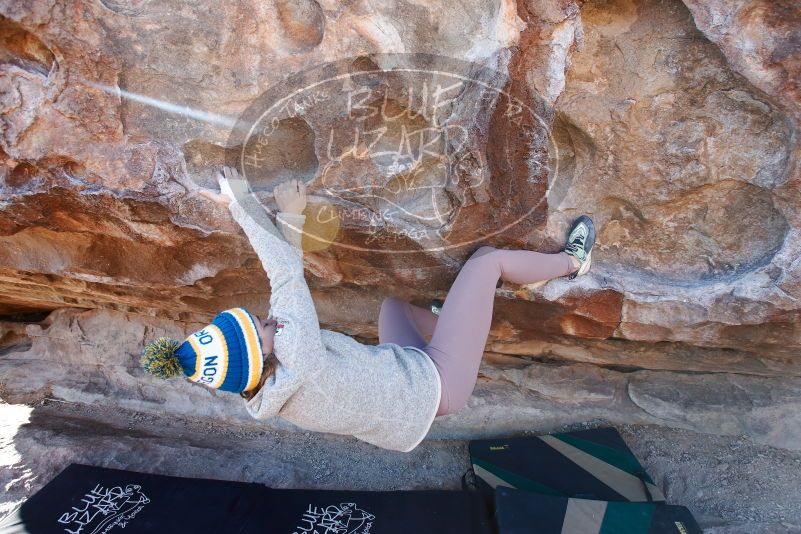 Bouldering in Hueco Tanks on 11/30/2019 with Blue Lizard Climbing and Yoga

Filename: SRM_20191130_1555490.jpg
Aperture: f/5.0
Shutter Speed: 1/250
Body: Canon EOS-1D Mark II
Lens: Canon EF 16-35mm f/2.8 L