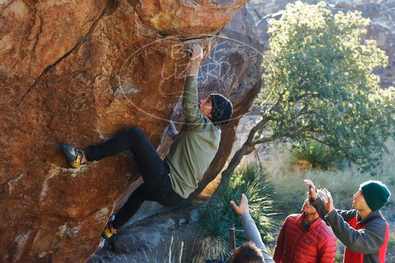 Bouldering in Hueco Tanks on 11/30/2019 with Blue Lizard Climbing and Yoga

Filename: SRM_20191130_1640450.jpg
Aperture: f/4.0
Shutter Speed: 1/250
Body: Canon EOS-1D Mark II
Lens: Canon EF 50mm f/1.8 II