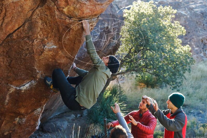 Bouldering in Hueco Tanks on 11/30/2019 with Blue Lizard Climbing and Yoga

Filename: SRM_20191130_1640510.jpg
Aperture: f/4.5
Shutter Speed: 1/250
Body: Canon EOS-1D Mark II
Lens: Canon EF 50mm f/1.8 II