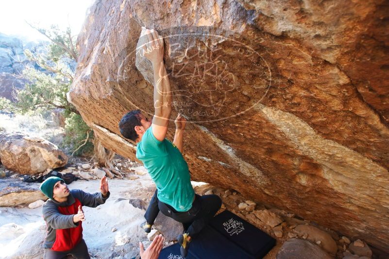 Bouldering in Hueco Tanks on 11/30/2019 with Blue Lizard Climbing and Yoga

Filename: SRM_20191130_1723390.jpg
Aperture: f/4.5
Shutter Speed: 1/250
Body: Canon EOS-1D Mark II
Lens: Canon EF 16-35mm f/2.8 L