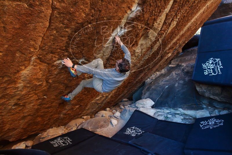 Bouldering in Hueco Tanks on 11/30/2019 with Blue Lizard Climbing and Yoga

Filename: SRM_20191130_1731240.jpg
Aperture: f/4.5
Shutter Speed: 1/250
Body: Canon EOS-1D Mark II
Lens: Canon EF 16-35mm f/2.8 L