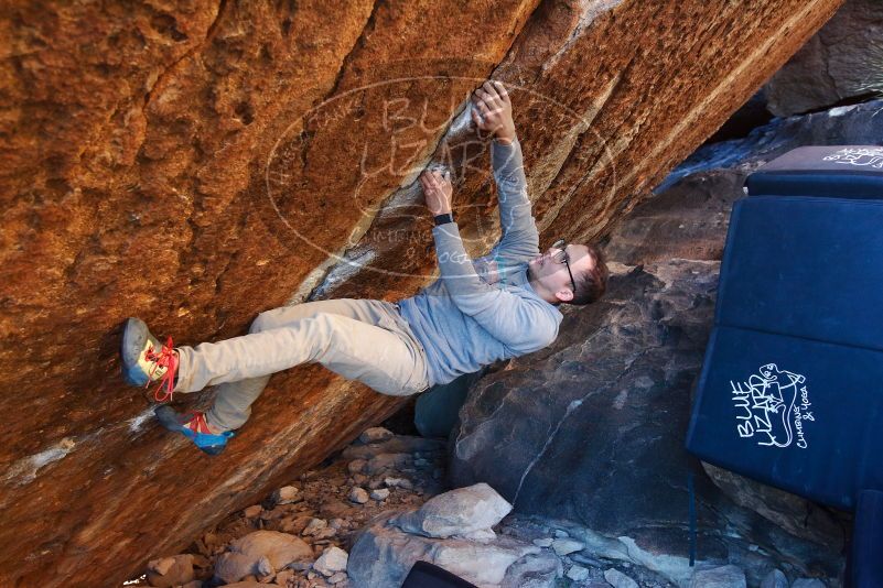 Bouldering in Hueco Tanks on 11/30/2019 with Blue Lizard Climbing and Yoga

Filename: SRM_20191130_1737170.jpg
Aperture: f/4.0
Shutter Speed: 1/250
Body: Canon EOS-1D Mark II
Lens: Canon EF 16-35mm f/2.8 L