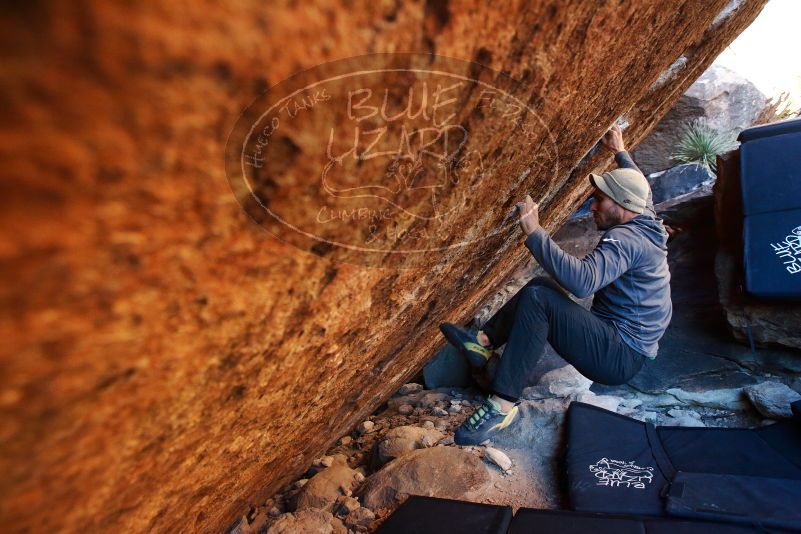 Bouldering in Hueco Tanks on 11/30/2019 with Blue Lizard Climbing and Yoga

Filename: SRM_20191130_1741261.jpg
Aperture: f/3.5
Shutter Speed: 1/250
Body: Canon EOS-1D Mark II
Lens: Canon EF 16-35mm f/2.8 L