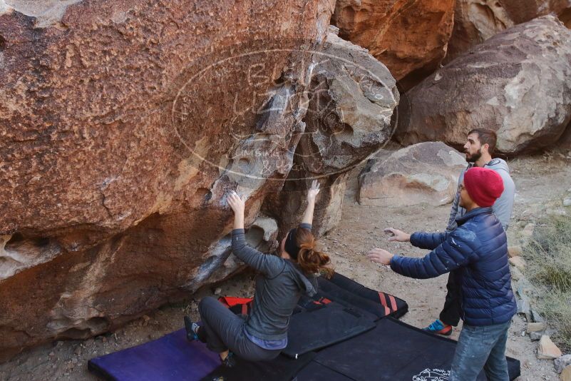 Bouldering in Hueco Tanks on 12/06/2019 with Blue Lizard Climbing and Yoga

Filename: SRM_20191206_1022320.jpg
Aperture: f/5.0
Shutter Speed: 1/250
Body: Canon EOS-1D Mark II
Lens: Canon EF 16-35mm f/2.8 L