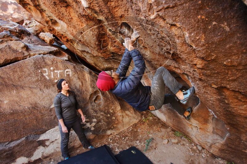 Bouldering in Hueco Tanks on 12/06/2019 with Blue Lizard Climbing and Yoga

Filename: SRM_20191206_1039060.jpg
Aperture: f/3.2
Shutter Speed: 1/250
Body: Canon EOS-1D Mark II
Lens: Canon EF 16-35mm f/2.8 L