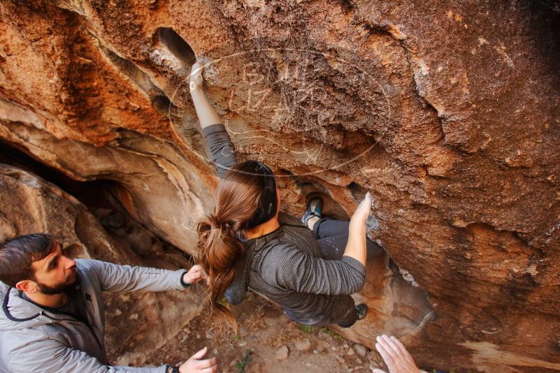 Bouldering in Hueco Tanks on 12/06/2019 with Blue Lizard Climbing and Yoga

Filename: SRM_20191206_1105391.jpg
Aperture: f/4.5
Shutter Speed: 1/250
Body: Canon EOS-1D Mark II
Lens: Canon EF 16-35mm f/2.8 L