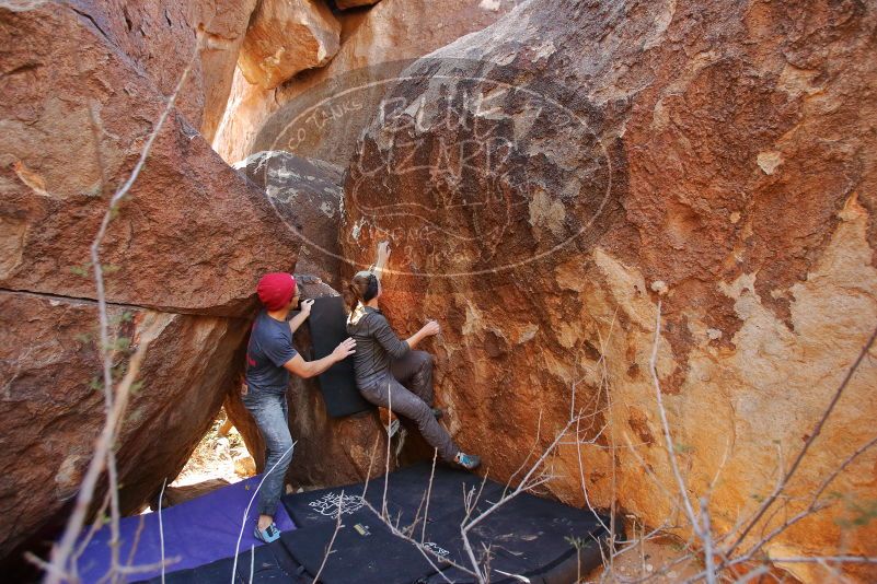 Bouldering in Hueco Tanks on 12/06/2019 with Blue Lizard Climbing and Yoga

Filename: SRM_20191206_1407350.jpg
Aperture: f/4.0
Shutter Speed: 1/250
Body: Canon EOS-1D Mark II
Lens: Canon EF 16-35mm f/2.8 L