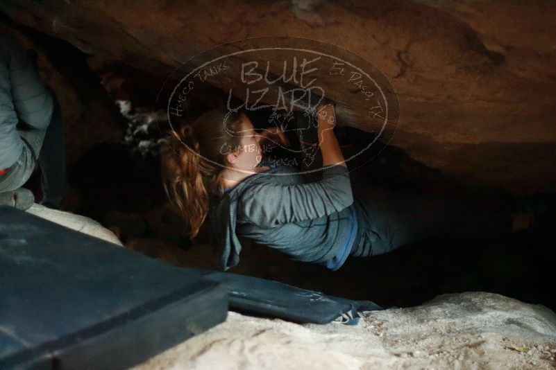 Bouldering in Hueco Tanks on 12/06/2019 with Blue Lizard Climbing and Yoga

Filename: SRM_20191206_1806190.jpg
Aperture: f/1.8
Shutter Speed: 1/25
Body: Canon EOS-1D Mark II
Lens: Canon EF 50mm f/1.8 II