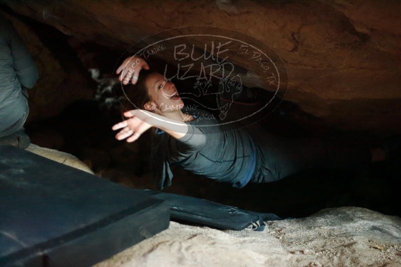 Bouldering in Hueco Tanks on 12/06/2019 with Blue Lizard Climbing and Yoga

Filename: SRM_20191206_1806202.jpg
Aperture: f/1.8
Shutter Speed: 1/30
Body: Canon EOS-1D Mark II
Lens: Canon EF 50mm f/1.8 II