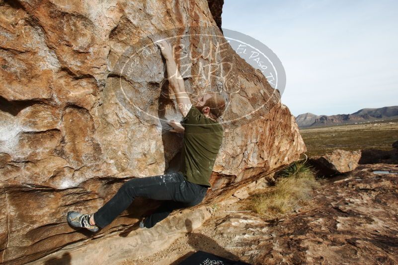 Bouldering in Hueco Tanks on 12/11/2019 with Blue Lizard Climbing and Yoga

Filename: SRM_20191211_1027580.jpg
Aperture: f/6.3
Shutter Speed: 1/400
Body: Canon EOS-1D Mark II
Lens: Canon EF 16-35mm f/2.8 L