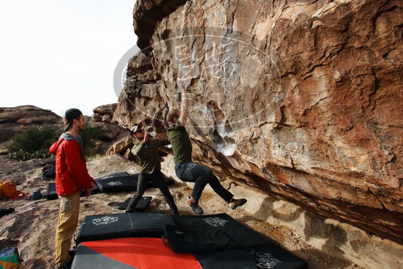 Bouldering in Hueco Tanks on 12/11/2019 with Blue Lizard Climbing and Yoga

Filename: SRM_20191211_1044270.jpg
Aperture: f/5.6
Shutter Speed: 1/400
Body: Canon EOS-1D Mark II
Lens: Canon EF 16-35mm f/2.8 L